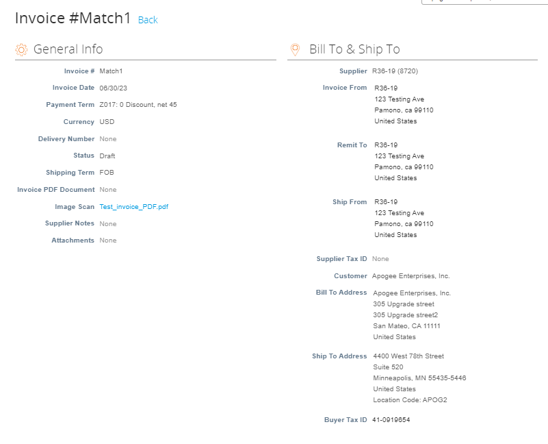 Creating and Managing Invoices screenshot 2a